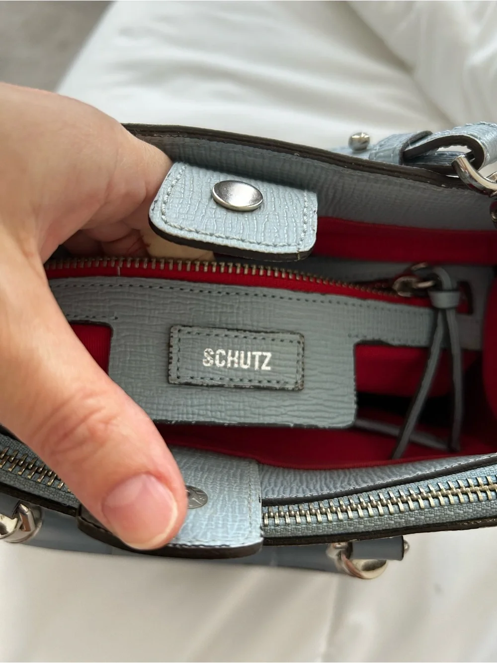 SCHUTZ compact satchel